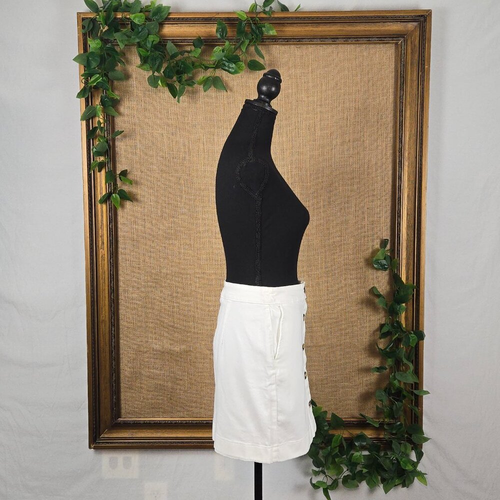 Maison Jules Button Front Denim Skirt - Picture 3 of 10